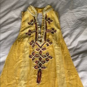 Embroidered Tunic Dress